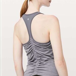lululemon athletica Charcoal Racerback Tank Top